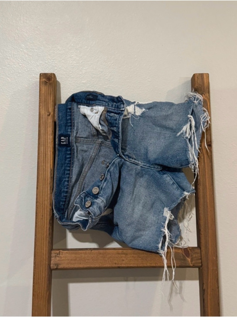 GAP Denim distressed cutoff shorts